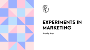 Blog article about how to do experiments in marketing. Geistzeit Logo